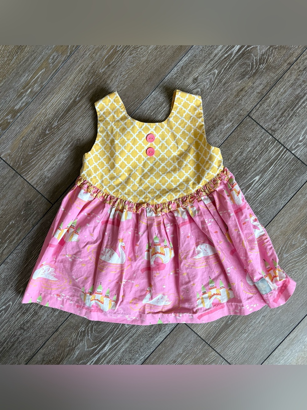 Eleanor Rose Princess Castle Swan Tunic